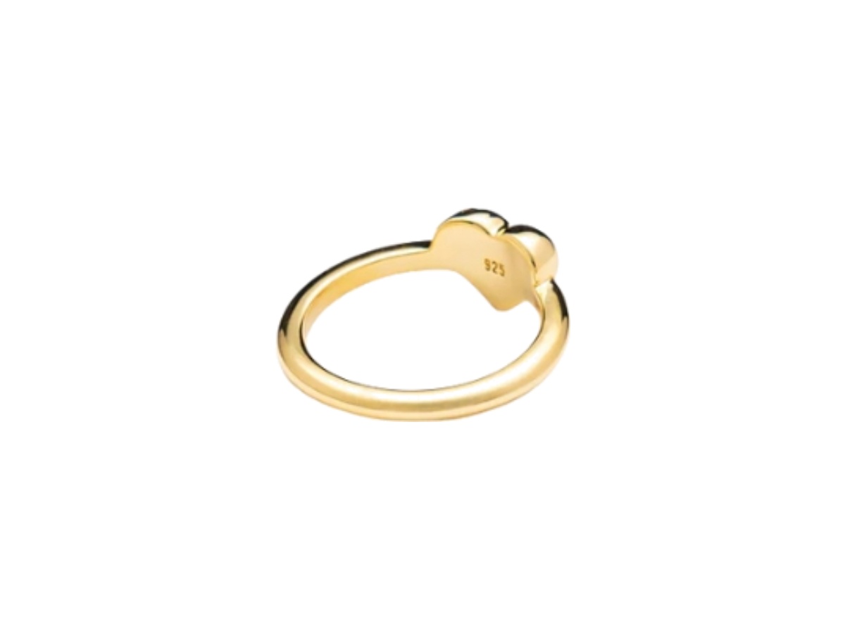 Human Made Heart Silver Ring Gold Shop Authentic at SASOM