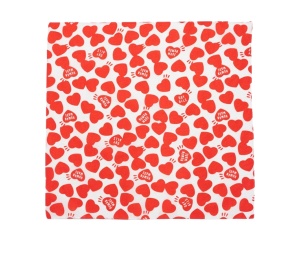 Buy Human Made Heart Bandana Red at Sasom – Authentic and Ready to Ship