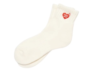 Buy Human Made Short Pile Socks White at Sasom – Authentic and Ready to Ship