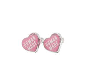 Buy Human Made Heart Earrings Pink (SS29) at Sasom – Authentic and Ready to Ship