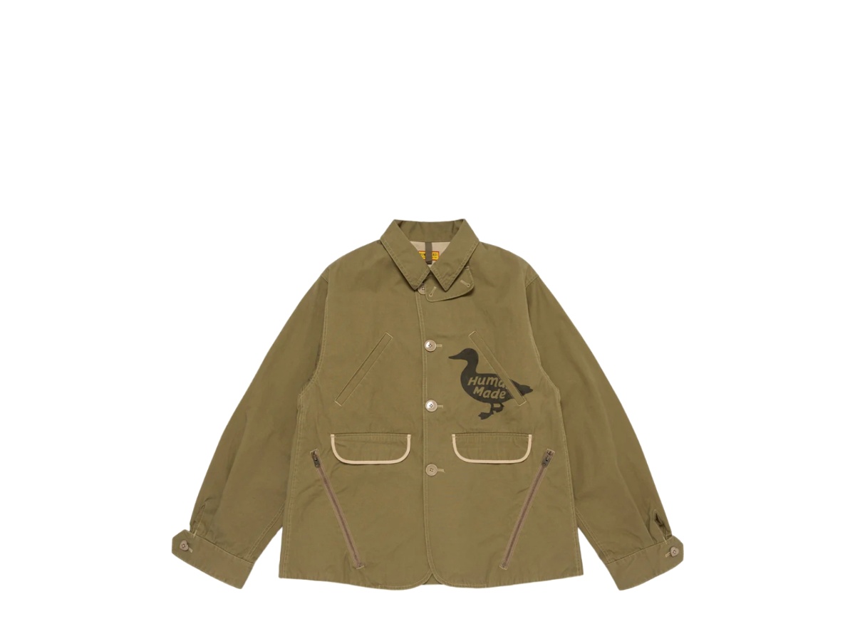ช้อป Human Made Hunting Jacket Olivedrabของแท้ที่ SASOM