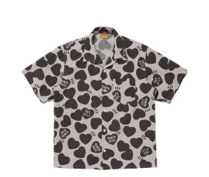 Buy Human Made Heart Aloha Shirt Gray at Sasom – Authentic and Ready to Ship
