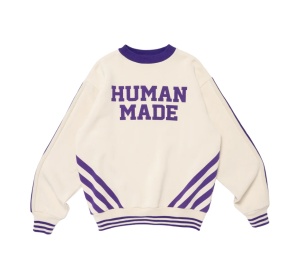 Buy Human Made Elbow Patch Sweatshirt White at Sasom – Authentic and Ready to Ship