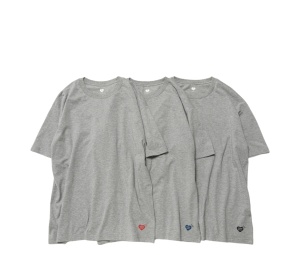 Buy Human Made 3-Pack T-Shirt Set Gray at Sasom – Authentic and Ready to Ship