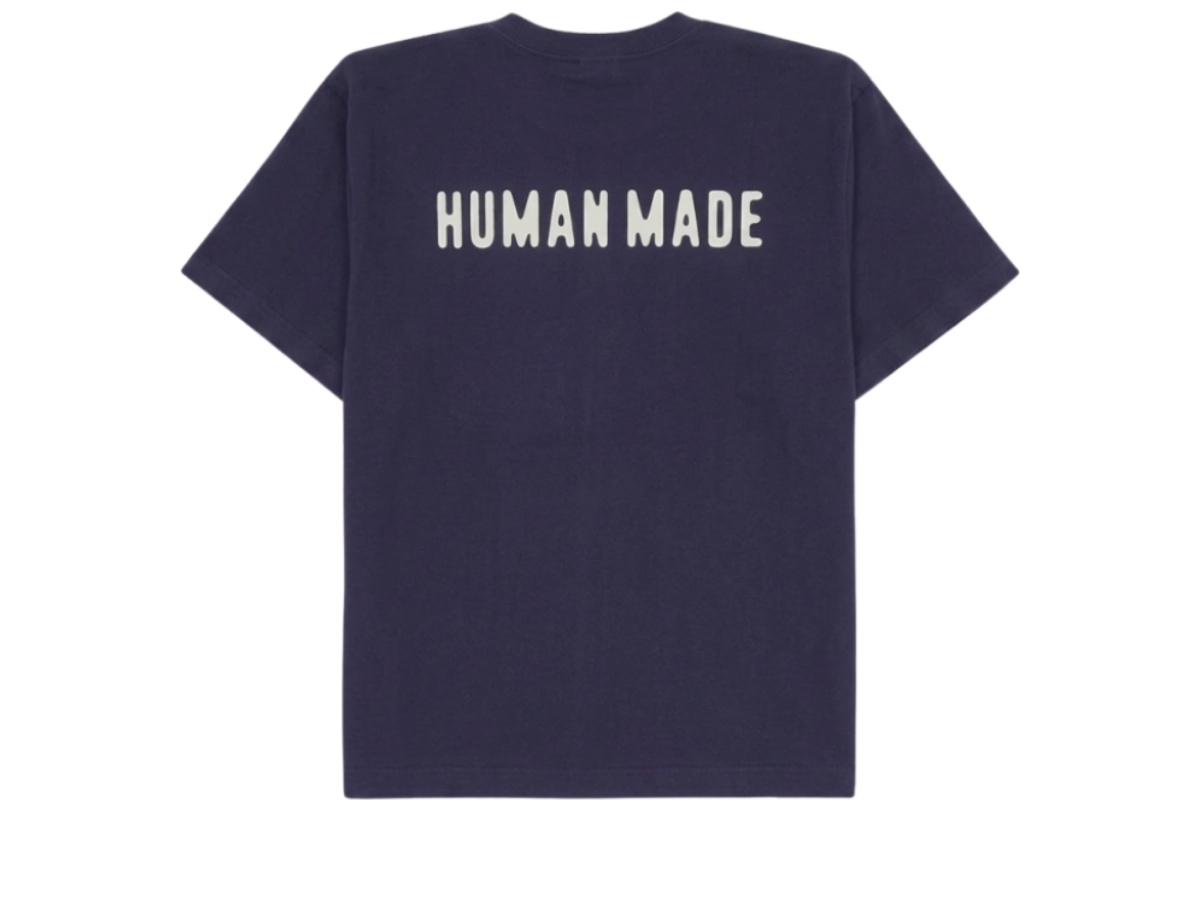 Human Made Human Made Heart Logo T-Shirt Navy - view 2