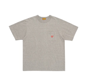 Buy Human Made Heart Pocket T-Shirt Gray at Sasom – Authentic and Ready to Ship