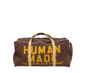 Buy Human Made Canvas Boston Bag Large Brown at Sasom – Authentic and Ready to Ship