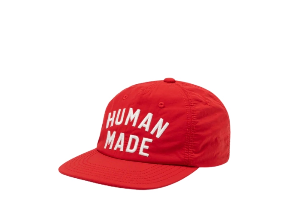 新品 赤 HUMAN MADE 25AW 5PANEL NYLON CAP Human Made 5 Panel Nylon Cap Red Shop Authentic at SASOM