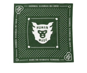 Buy Human Made Bandana Green at Sasom – Authentic and Ready to Ship