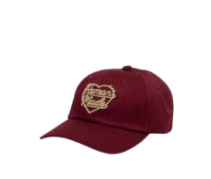 Buy Human Made 6 Panel Twill Cap Burgundy at Sasom – Authentic and Ready to Ship