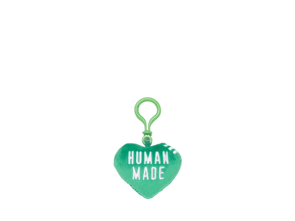 Buy Human Made Stuffed Heart Key Charm Green at Sasom – Authentic and Ready to Ship