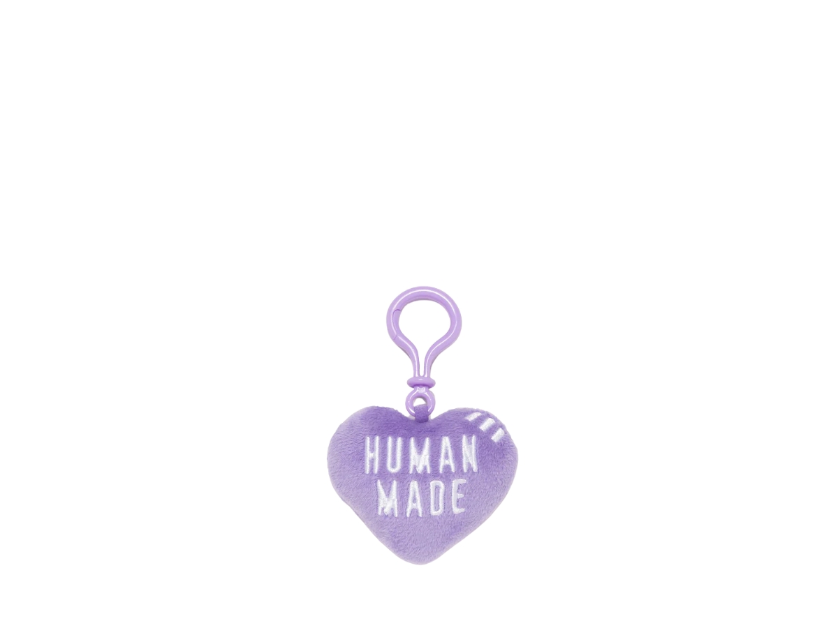 Buy Human Made Stuffed Heart Key Charm Purple at Sasom – Authentic and Ready to Ship