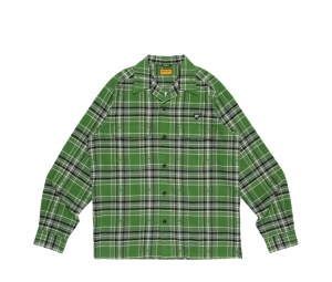 Buy Human Made Flannel Check Shirt Green at Sasom – Authentic and Ready to Ship