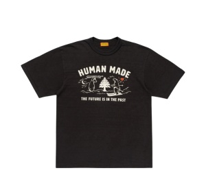 Buy Human Made Graphic T-Shirt The Future Is In The Past Bear Black at Sasom – Authentic and Ready to Ship