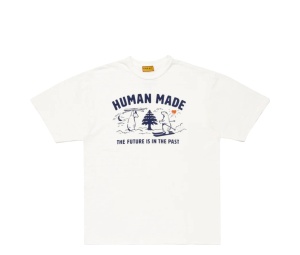 Buy Human Made Graphic T-Shirt The Future Is In The Past Bear White at Sasom – Authentic and Ready to Ship