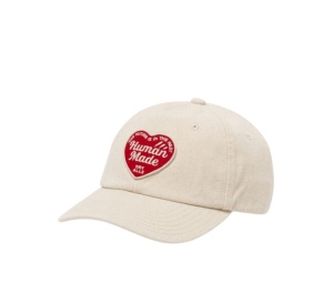 Buy Human Made 6Panel Twill Cap Dry Alls Heart White at Sasom – Authentic and Ready to Ship