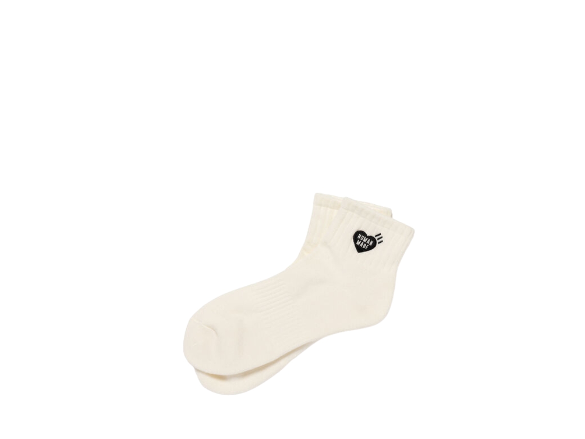 Buy Human Made Pile Short Socks White at Sasom – Authentic and Ready to Ship