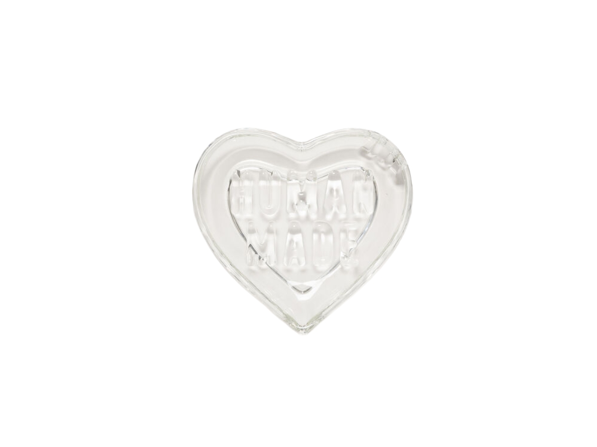 小物入れ HUMAN MADE HEART GLASS TRAY CLEAR ช้อป Human Made Heart Glass Tray Clearของแท้ที่ SASOM