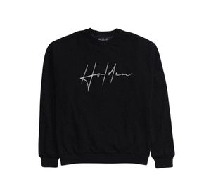 Black H8 casino monogram hoodie