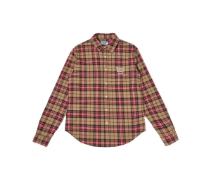 Buy Honey Scoop House Oe Logo Check Ls Shirt Beige at Sasom – Authentic and Ready to Ship