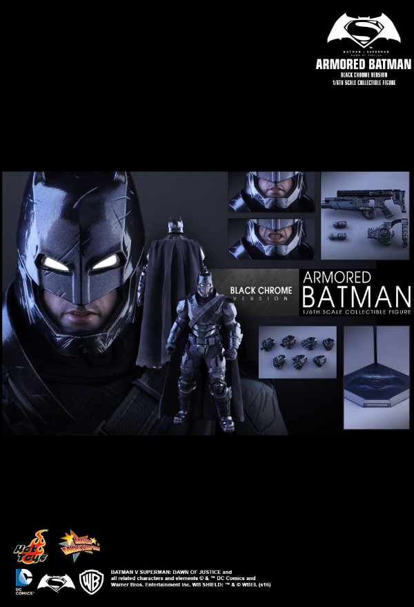 Buy ARMORED BATMAN (BLACK CHROME VERSION) 1/6TH at Sasom – Authentic and Ready to Ship