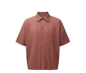 Buy Homme Plisse Issey Miyake Pleats Polo Shirt Vanadinite Red at Sasom – Authentic and Ready to Ship