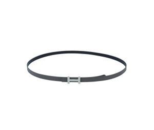 Buy Hermes Slim Belt Grey Black at Sasom – Authentic and Ready to Ship