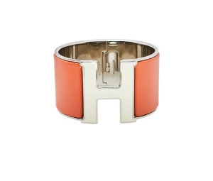 Buy Hermes Clic Clac H Enamel PM Bracelet Orange at Sasom – Authentic and Ready to Ship