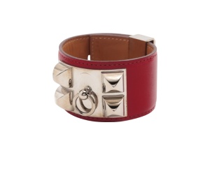Buy Hermes Collier De Chien Bracelet Red at Sasom – Authentic and Ready to Ship