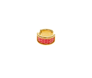 Hermes Hermes Olympe Clic H Ear  Red - view 4