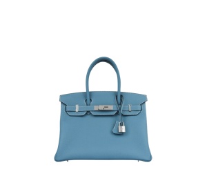 Buy Hermes Birkin 30 Blue Jean Palladium Hardware at Sasom – Authentic and Ready to Ship