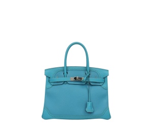 Buy Hermes Birkin 30 Ghillies Turquoise Togo Blue at Sasom – Authentic and Ready to Ship