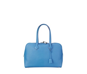 Buy Hermes Victoria 35 Blue at Sasom – Authentic and Ready to Ship