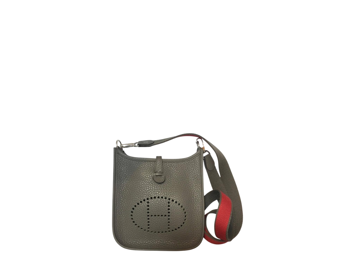 Buy Hermes Mini Evelyne Bag Gris Etain at Sasom – Authentic and Ready to Ship