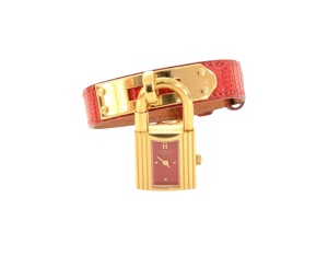 Buy Hermes Kelly Watch Ladies Quartz Watch Gold Red at Sasom – Authentic and Ready to Ship