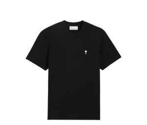Buy Ami Paris Cotton Ami De Coeur T-shirt Black White Cream at Sasom – Authentic and Ready to Ship