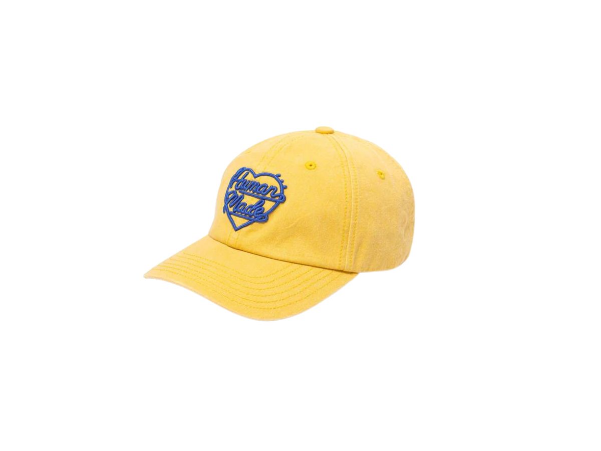帽子 HUMAN MADE 6PANEL TWILL CAP YELLOW Buy Human Made 6 Panel Cap #1 'Yellow' - HM27GD011 YELL | GOAT