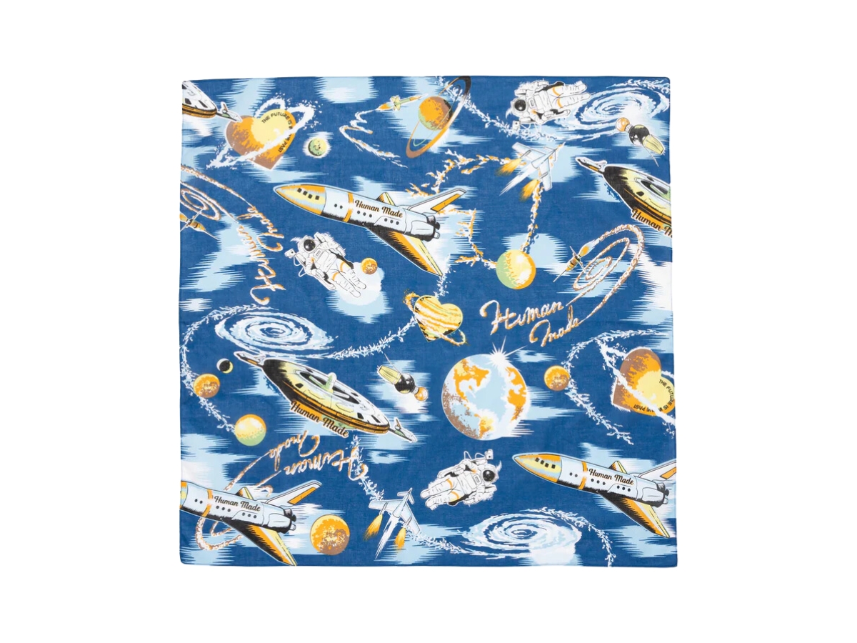 Human Made Big Bandana 1 Blue Shop Authentic at SASOM