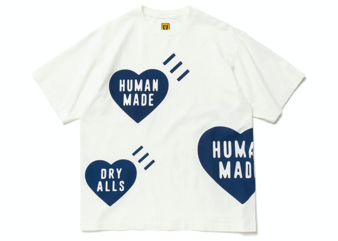 ช้อป Human Made Big Heart T-Shirt White Navyของแท้ที่ SASOM
