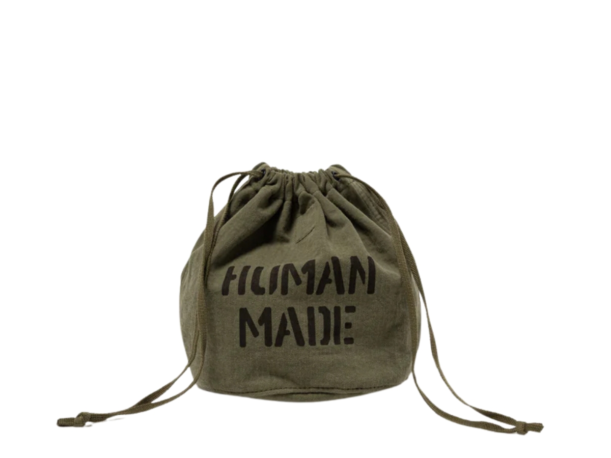 バッグ Human Made Drawstring Bag Olive Drab ช้อป Human Made Drawstring Bag Olive Drabของแท้ที่ SASOM