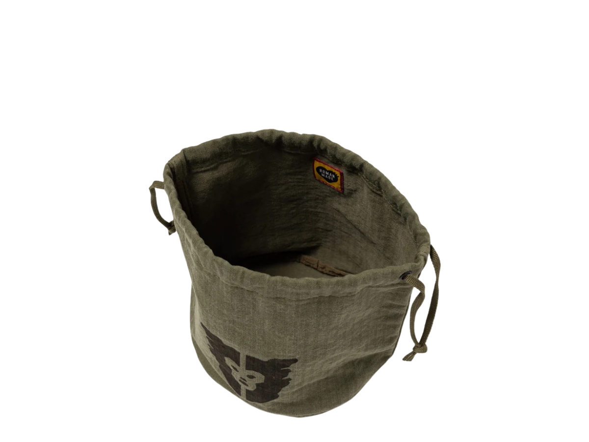 ช้อป Human Made Drawstring Bag Olive Drabของแท้ที่ SASOM