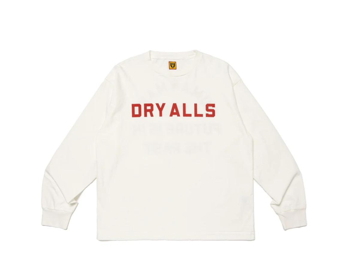 Buy Human Made Graphic L/S T-Shirt Dry Alls White | SASOM