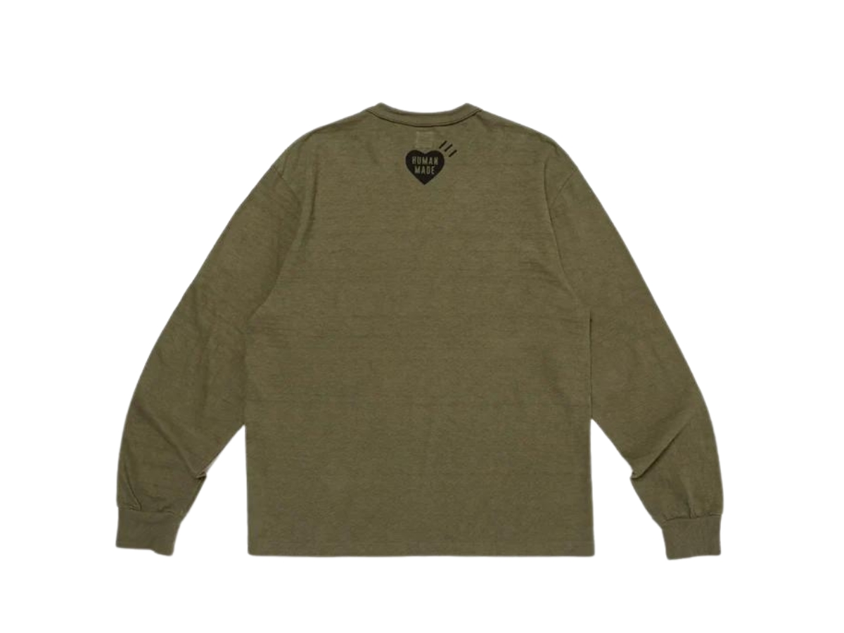 human made LONG-T - OLIVE DRAB / L 【公式通販】
