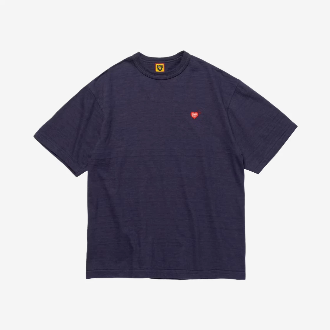 SASOM | apparel Human Made Heart Badge T-Shirt Navy Check the