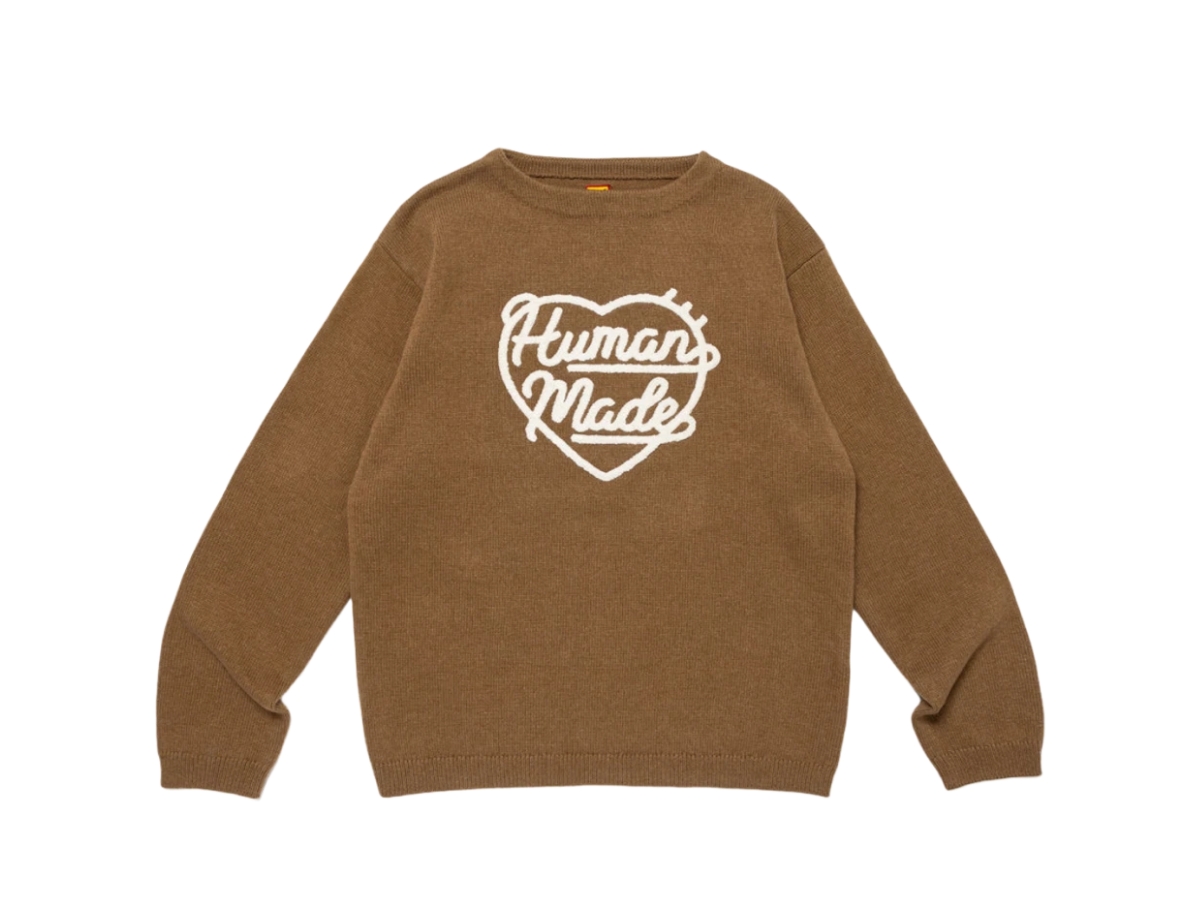 トップス HUMAN MADE HEART KNIT SWEATER Human Made Men's Heart Knit Sweater in Navy Human Made
