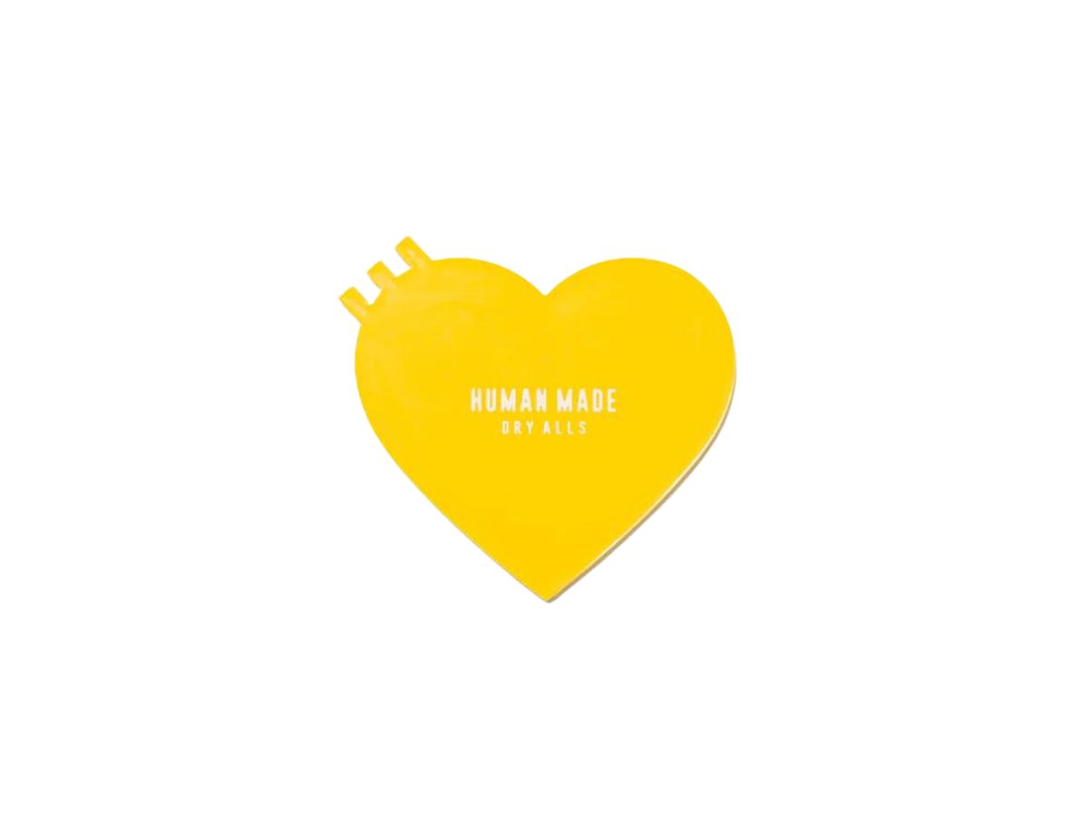 https://d2cva83hdk3bwc.cloudfront.net/human-made-heart-rubber-coaster-yellow-2.jpg