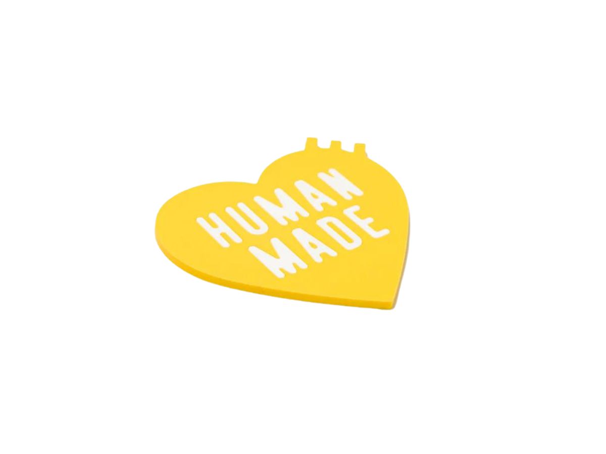 https://d2cva83hdk3bwc.cloudfront.net/human-made-heart-rubber-coaster-yellow-3.jpg