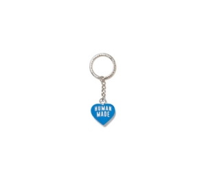 Buy Human Made Heart Rubber Key Chain Blue | SASOM