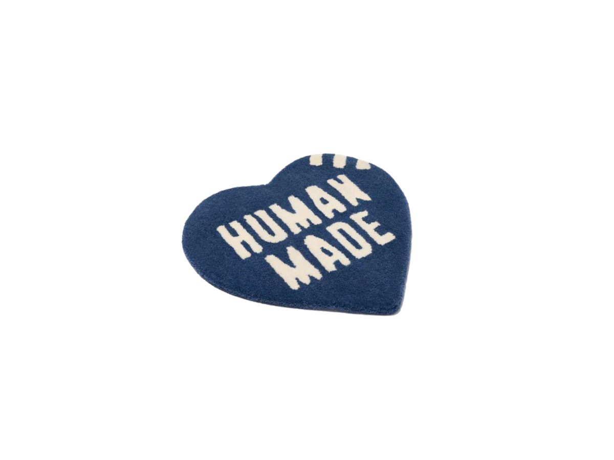 Human Made Heart Rug Small Navy Shop Authentic at SASOM