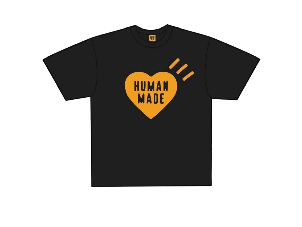 SASOM | apparel Human Made Heart T-Shirt Black Orange (Shibuya